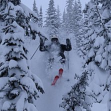 Dr&ouml;mmen om Kanada. Blev sann. Earn your turns, j�. Photo: Olle Sj&ouml;lin. Rider: Magnus Johnson.