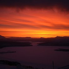 Sunrise at new year times. Photo: Lucas Lindh.