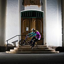 Wheelish @ Kyrkish. Photo: Magnus Karlsson. Rider: Emil Jonsson.