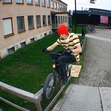 50-50 stall till fakie. Photo: Pontus Jonsson. Rider: Henrik Westlund.