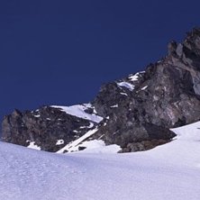 An afternoon session with JD below Mont-Gele. Photo: Yves Garneau. Rider: Jonas Delong.