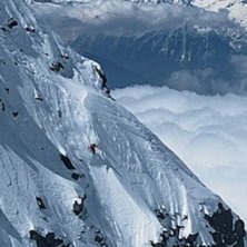 Verbier Skyline. Photo: Yves Garneau. Rider: Jeff Clarke.