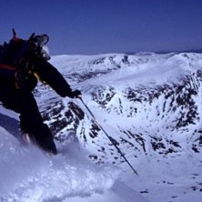 Jag och bror min gick upp p&aring; ett grymt berg...p&aring;. Photo: Fredrik Johansson. Rider: Johan Johansson.