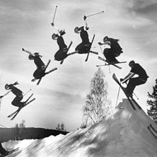 Efter s&auml;song i Kungsberget. 
The Royal Slopestyl. Photo: Niklas Holmstr&ouml;m. Rider: Jacob Wiberg.