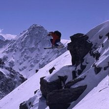 Mont Gele. Photo: Yves Garneau. Rider: JD.