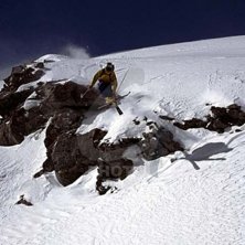 Jonas has a good handle on his skiing.  Watch out . Photo: Yves Garneau. Rider: Jonas Delogne.