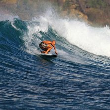 carving the face. Photo: Local. Rider: Daniel Harila.