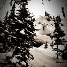 Pillows i Kicking Horse!. Photo: Oskar Wagrelius. Rider: Joakim Nilsson.