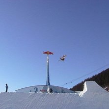 Red Bull Big Air 2003. Photo: Bosse Liljefors. Rider: Niklas Karlstr&ouml;m??.