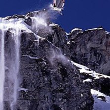Steep and deep. Photo: Yves Garneau. Rider: Jonas Delogne.