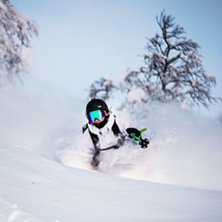 Another local, Emma Steneberg diving deep #KIPOW.. Photo: Evelina R&ouml;nnb&auml;ck.