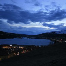 &Aring;re by night. Photo: Anders Eriksson.
