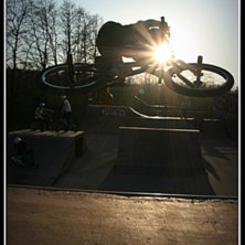 ja drar en air ... :D . Photo: jens nilsen. Rider:  ralle (jag).