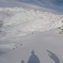 Insteget till Col Argentiere.