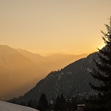 Vacker solnedg&aring;ng i Verbier, Schweiz
Foto: Rikar. Photo: Rikard Landrin.