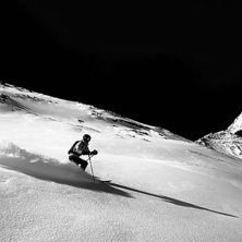 Ett &aring;k vid foten av Matterhorn..