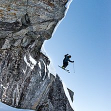Ludvig Larsson droppar Gruvan i Uffes.. Photo: Axel Mossling.