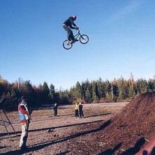 Ett litet gap p&aring; 7 meter.... Photo: Ingen aning.. Rider: Jag.
