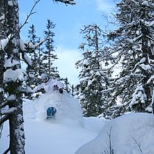 En helt vanlig dag ved Freeride med videoproduksjo. Photo: Kurt Are Lona. Rider: Teodor Ruud.