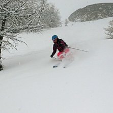N&auml;r det dumpar ska du vara i Fornet!!. Photo: Robert Hortlund. Rider: Karin Lindgren.