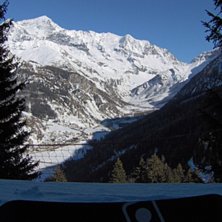 Baksida av Les Arcs fr&aring;n La plagne. Photo: Torbj&ouml;rn Granberg.
