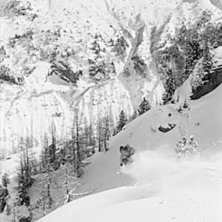 Tagen i Chamonix. N&auml;ra montenvers. 

&Aring;kare : O. Photo: Rikard Lindby. Rider: Oskar Lindby.