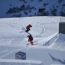 Andreas och Matthias k&ouml;r varsin 360 samtidigt. Photo: Christoffer Aabol. Rider: Andreas Bryngel och Matthias Karth&auml;user.