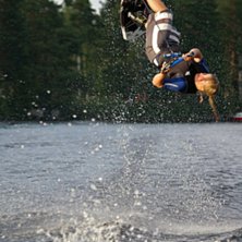 Backroll. Photo: Nick Djupsj&ouml;. Rider: Caroline Djupsj&ouml;.