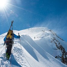 Toppkammen p&aring; Mont Blanc. Photo: Erik Fr&ouml;jdh.