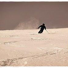 Lungt glid nerf&ouml;r geten.. Photo: Oscar Aspman. Rider: Linus Aspman.