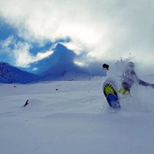 me and my lovely board. Rider: Alfred Bols&ouml;y.