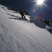 Ikke s&aring; bra bilde, men bra dag p&aring; ski!!. Photo: Einar Dr&oslash;pping. Rider: Meg selv.