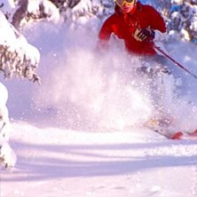 Borgafj&auml;ll januari 2002. Photo: P&auml;r Lindholm. Rider: Anders Persson.
