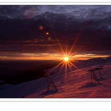 sunset on Chopok. Photo: Juraj Bobocky.
