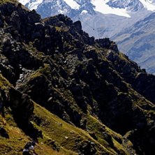 cykling i verbier med gand combin i bakgrunden. Photo: rob h smith. Rider: sunken sr.