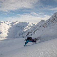 Telemarking at its best.

http://www.facebook.co. Photo: Christoph Oberschneider. Rider: Lukas Oberschneider.