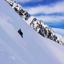 Guspis (brant variant med start fr&aring;n Rothorn). Rider: lamboren.