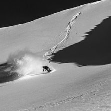The Halloween Powder Monster. Photo: Christoph Oberschneider. Rider: Jordan Powderly.