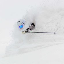 Deep in Niseko.