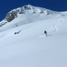 Ovanf&ouml;r Champagny. Photo: Daniel Salomonsson. Rider: Magnus Andersson.