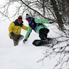 Br&ouml;derna Bergstedt fr&aring;n Osthang shreddar v&auml;nste. Photo: Petter Elfsberg.