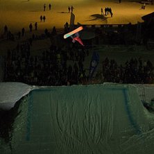 Stars on snow. Photo: Danne R&ouml;nnb&auml;ck. Rider: Jocke Hammar.