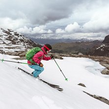 Louise Nilsson &auml;r p&aring; v&auml;g ned f&ouml;r Storafj&auml;llet.