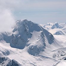Fissile Peak fotograferad fr&aring;n toppen av Decker p. Photo: David Clemensson.