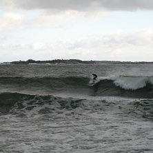 Going in.... Photo: Johan Isaksson.