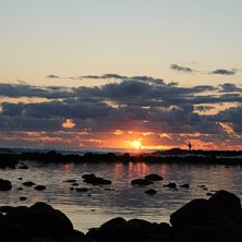 dette bildet tok jeg rett f&oslash;r jeg gikk ut i surfe. Photo: Sveinung Svendsen.