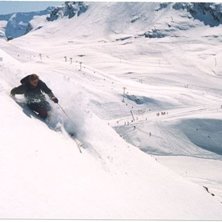 Var en s&auml;ssong i Val d&amp;#039;Is&egrave;re 98-99. Fic. Photo: Carl-Eric Strengell. Rider: Johan Gustafsson.